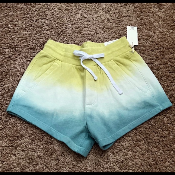 Mint & Lime Drawstring Shorts - Picture 2 of 12